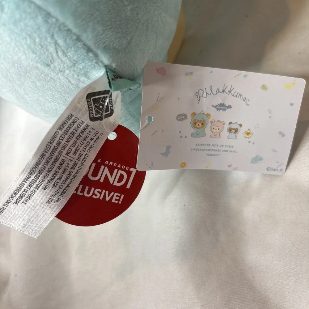 Rilakkuma San-X Blue Dino Eating Cookie 16